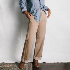 imogene + willie Kate Washed Khaki Twill